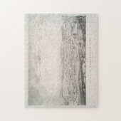 ヴィンテージ図版ワーチェスターMAの地図(1837) ジグソーパズル (縦)