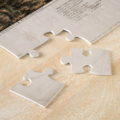 ヴィンテージ図版Appleton WIの地図(1874) ジグソーパズル (側面)