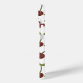 ヴィンテージ図解入りの、写真付きのさくらんぼパターン Case-Mate iPhoneケース (裏面 / 左)