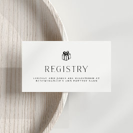 ヴィンテージ図解入りの、写真付きのの結婚レジストリカード エンクロージャーカード