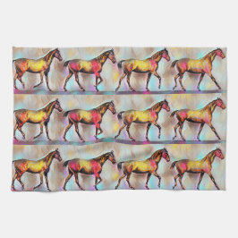 ヴィンテージ図解入りの、写真付きのカラフル台所用タオル キッチンタオル