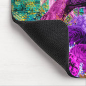 ヴィンテージ図解入りの、写真付きのピーコグランジックパターン マウスパッド (コーナー)