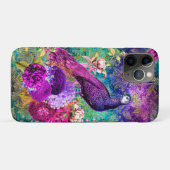 ヴィンテージ図解入りの、写真付きのピーコグランジックパターン Case-Mate iPhoneケース (裏面(横))