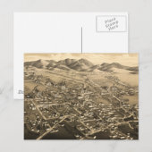 ヴィンテージ図鑑サンタフェの地図(1882) ポストカード (正面/裏面)