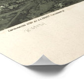 ヴィンテージ図鑑シンシナチの地図(1900) ポスター (角)