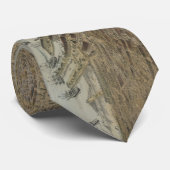 ヴィンテージ図鑑ボストンの地図(1870) (2) ネクタイ (ロール)