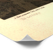 ヴィンテージ図鑑ボストンの地図(1877) ポスター (角)