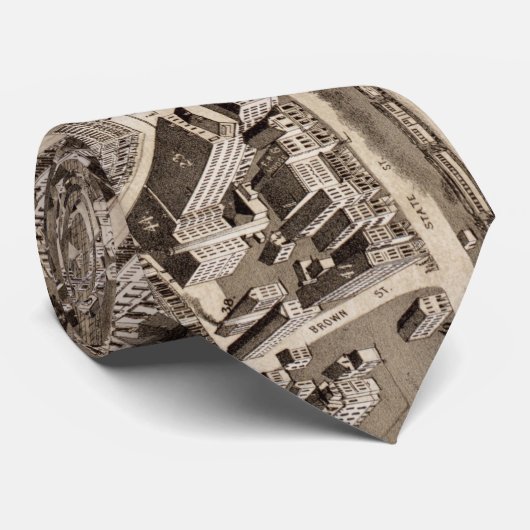 ヴィンテージ図鑑リンMA (1879) ネクタイ (ロール)