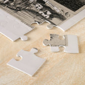 ヴィンテージ図鑑Boothbay Harbor MEの地図(1885) ジグソーパズル (側面)