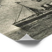 ヴィンテージ図鑑NJの地図(1904年) ポスター (角)