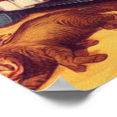 ヴィンテージ国のピンアップイラストレーション ポスター (角)