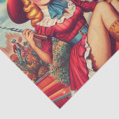 ヴィンテージ国のピンアップイラストレーション 薄葉紙 (詳細)