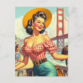 ヴィンテージ国の固定 ポストカード (正面)