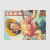 ヴィンテージ国の固定 薄葉紙 (正面)