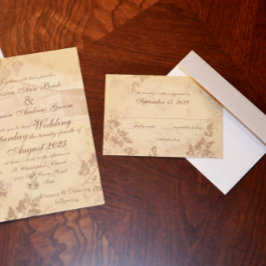 ヴィンテージ国の応答カード 出欠カード