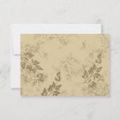 ヴィンテージ国の応答カード 出欠カード (裏面)