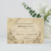 ヴィンテージ国の応答カード 出欠カード (スタンド正面)