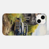 ヴィンテージ国の電話ケース Case-Mate iPhoneケース (裏面 (横))