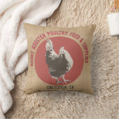 ヴィンテージ国スタイル食べ物を与え袋枕 クッション (ブランケット)