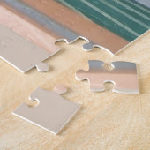 ヴィンテージ国フランスの旗エッフェル塔（旧） ジグソーパズル (側面)