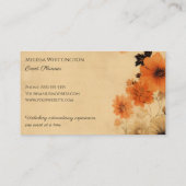 ヴィンテージ国フローラ両面 名刺 (裏面)