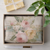 ヴィンテージ国フローラ切り離しティッシュペーパー 薄葉紙 (ギフト)