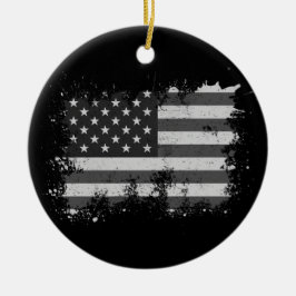 ヴィンテージ国動揺して国国旗7月4日 セラミックオーナメント