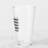 ヴィンテージ国動揺して国国旗7月4日 タンブラーグラス (左)