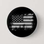 ヴィンテージ国動揺して国国旗7月4日 缶バッジ (正面)