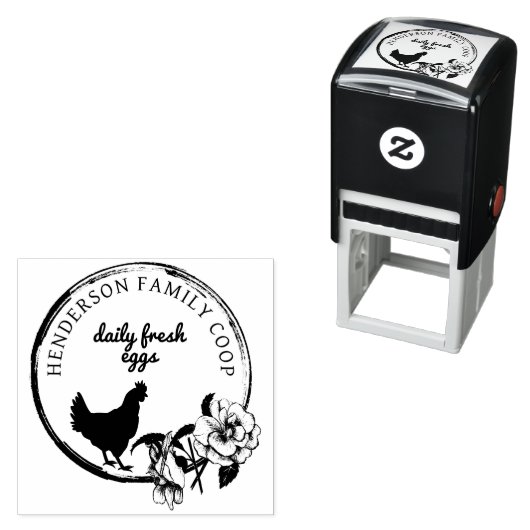 ヴィンテージ国手引き鶏卵カートン セルフインキングスタンプ (インサイチュ)