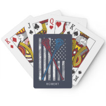 ヴィンテージ国旗とラクロスこうもりGroomsmenカスタム