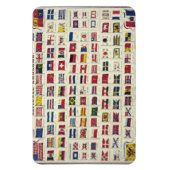 ヴィンテージ国旗のチャート – created 1863 マグネット (縦)