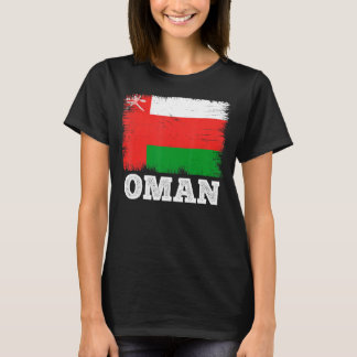 ヴィンテージ国旗オマーン国レトロ国旗 Tシャツ