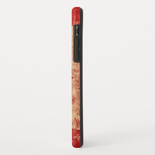 ヴィンテージ国旗カナダのカエデの葉カナダアップル Case-Mate iPhoneケース (裏面/左)