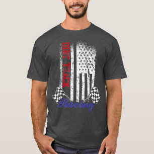 ヴィンテージ国旗ダートトラックレース Tシャツ