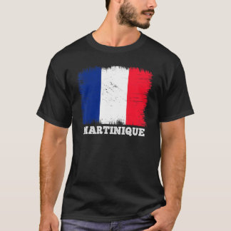 ヴィンテージ国旗マルティニークカントリーレトロ国旗マルティニ Tシャツ