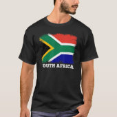 ヴィンテージ国旗南アフリカ国レトロ国旗 Tシャツ (正面)