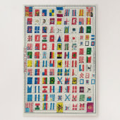 ヴィンテージ国旗 ジグソーパズル (縦)