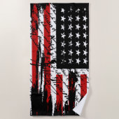 ヴィンテージ国旗 ビーチタオル (正面)