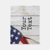 ヴィンテージ国旗 フリースブランケット (正面)