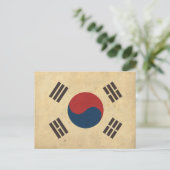 ヴィンテージ国旗 ポストカード (スタンド正面)