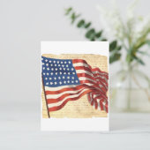 ヴィンテージ国旗 ポストカード (スタンド正面)