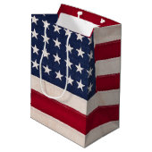 ヴィンテージ国旗 ミディアムペーパーバッグ (裏面アングル)