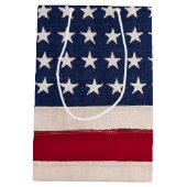 ヴィンテージ国旗 ミディアムペーパーバッグ (裏面)