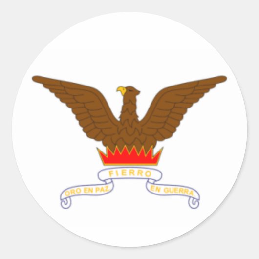 ヴィンテージ国旗 ラウンドシール (正面)