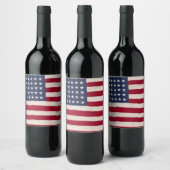 ヴィンテージ国旗 ワインラベル (ボトル)