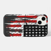 ヴィンテージ国旗 iPhoneケース (裏面横)