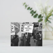 ヴィンテージ国民的笑顔のない日 ポストカード (スタンド正面)