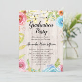 ヴィンテージ国素朴の灯火卒業 招待状 (スタンド正面)