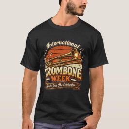 ヴィンテージ国際トロンボーンウィーク トロンボーン奏者 Tシャツ